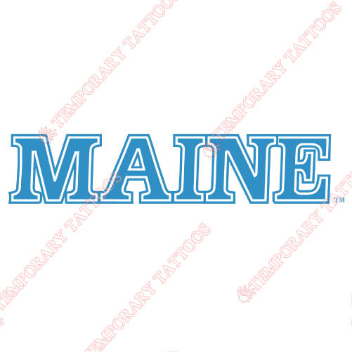 Maine Black Bears Customize Temporary Tattoos Stickers NO.4941